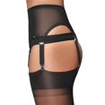 thumbnail image 2 of Zhuge Cinturón de Liguero Mujer, Cintura Alta en Malla Vintage con Tirantes Ajustables y Clip Metal, Sin calcetines y bragas,El estilo A,Talla M Negro, 2 of 3