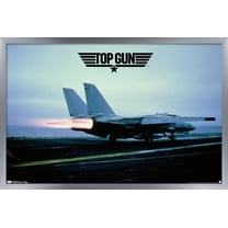 Top Gun - Maverick Plane Wall Poster, 22.375" x 34", Framed