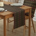 Indian Tribal Style Jacquard Earth Color Table Runner ration Home r