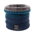 thumbnail image 1 of Bufanda cálida de invierno para hombres y mujeres, que combina con todo, además de bufanda de terciopelo, cuello de punto engrosado de lana degradada, 1 of 6