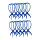 thumbnail image 5 of 10 Uds soporte para exhibición de sombreros modelo de soporte para cabeza estante de exhibición de estilo resistente portátil, estante de exhibición azul, 5 of 9