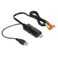 thumbnail image 4 of Zerodis Converter Cable, Durable Video Adapter Cable Lightweight Pofessional Male To Male Converter Cable, For Cable Converter TV VHS VCR, 4 of 8