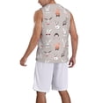thumbnail image 2 of Xecao Various Rabbits print basketball shirt for both men and women, a unisex basketball jersey perfect for theme parties-X-Large, 2 of 6