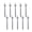 5mmx50mm, variant on Set of 10 Metal Drum Screws Drum Hardware Component Musical Instrument Screws Suitable for Percussion Instruments