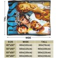 thumbnail image 3 of Blanket Ross Musics Lynch Throw Flannel Blankets Warm Soft Cozy Fuzzy Air Conditioning Blanket for Living Room Sofa Bed Gift Blankets for All Seasons 30"x40", 3 of 6