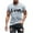 Gray, variant on Mens Summer Short Sleeve T-Shirt, Crew Neck, Love Letter Print, Romantic and Fashionable, Lightweight Fabric, Great for Dating
