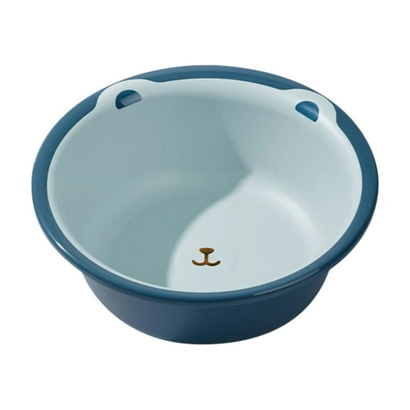 geerera Large Laundry Basin, Heavy-Duty Plastic Wash Tub, for Dormitory Foot Washing, Household Utility Basin, Multipurpose Tub