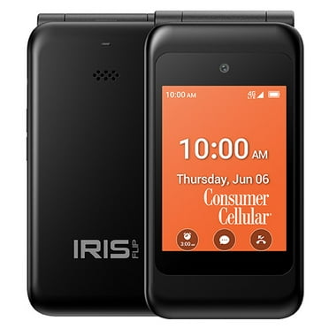 Consumer Cellular, Iris Easy Flip, Gray