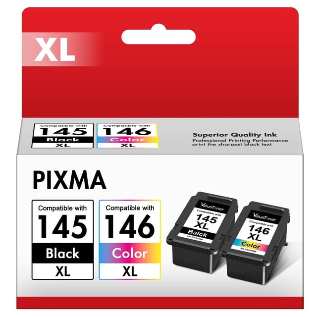 Cartucho de Tinta Valuetoner Negro y Color Mayor Capacidad Repuesto Compatible con Canon Pixma TS311