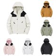 thumbnail image 4 of BangWanChi Lightweight Jacket Women Hiking Women Detachable Cap And Windproof Thick Three-in-one Jacket Outdoor Sports Warm Jacket, 4 of 4