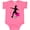 Hot Pink, variant on Inktastic Girl Playing Soccer- Pink and Yellow Stars Girls Baby Bodysuit