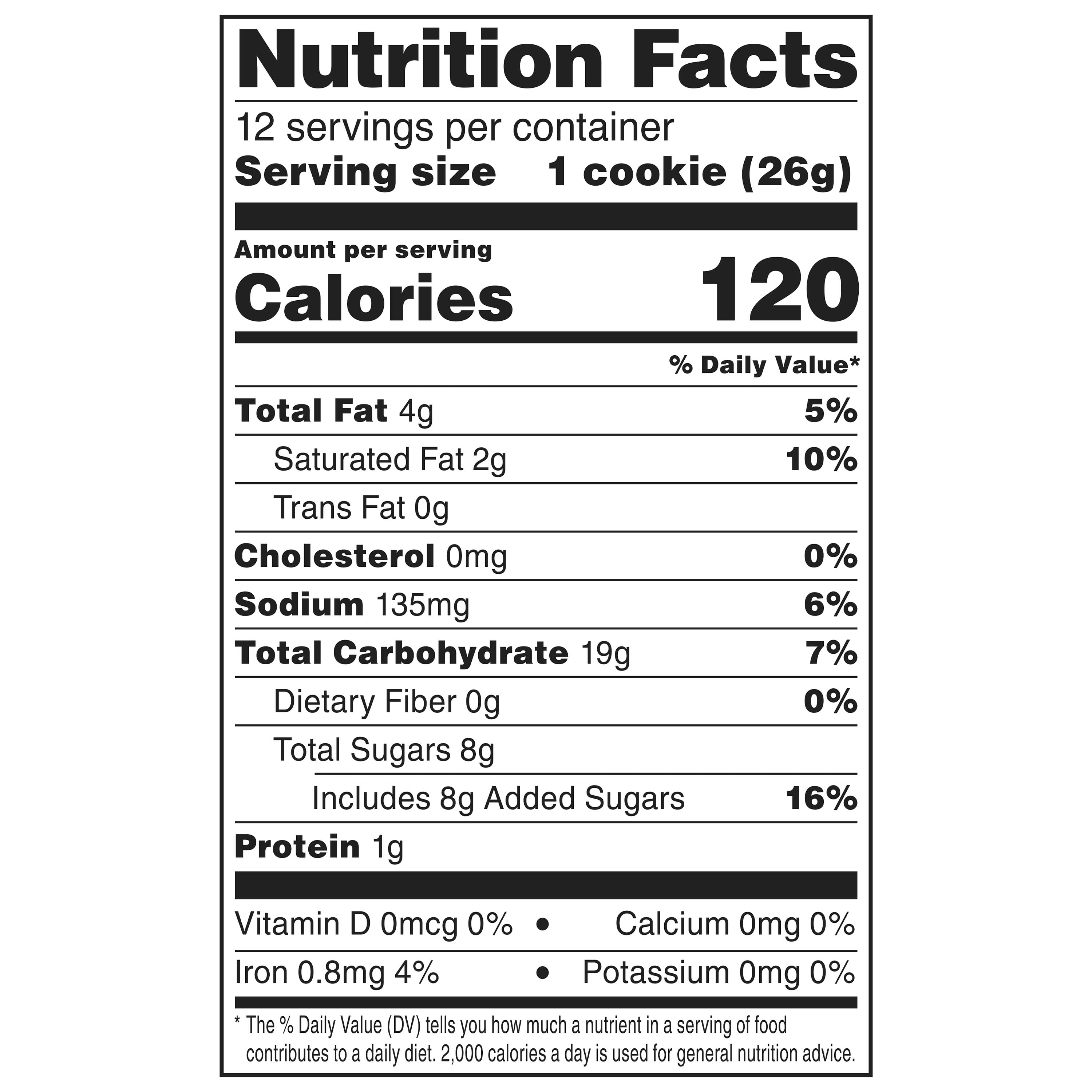 Freshness Guaranteed Baked Gingerbread Cookies, 11 oz, 12 Count (Shelf Stable)