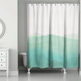 thumbnail image 2 of Creative Products Abstract Watercolor Waves 5 71x74 Shower Curtain, 2 of 2