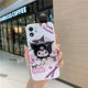 thumbnail image 1 of Sanrio Kuromi-fundas de teléfono con dibujos animados en 3D para iPhone 14, 13, 12, 11 Pro Max, Mini, XR, XS MAX, 8, X, 7, funda de silicona suave anticaída, Y2k, niñas Fivean unisex, 1 of 2