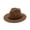 Camel, variant on Jazz Cap Wide Brim Breathable Solid Color Fedora Hat Winter Floppy Women Cap Streetwear