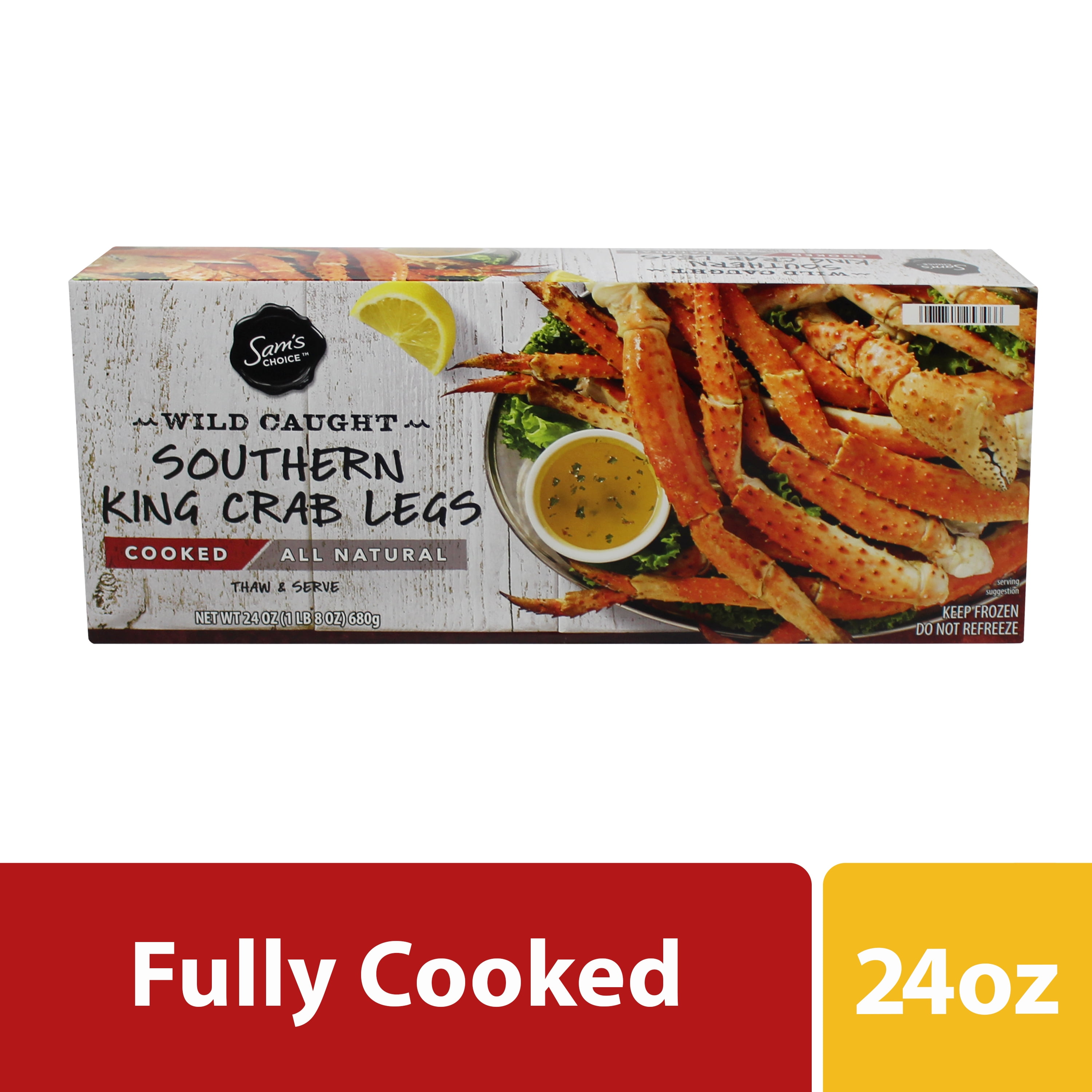 Sam's Choice King Crab Legs 1.5lb