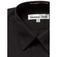 thumbnail image 2 of GIOVANNI UOMO Men's Traditional Fit Solid Color Dress Shirt Black 16.5 36/37, 2 of 2