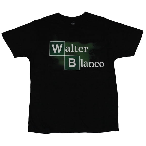 Metas Tasis Mens T-Shirt - Walter Blanco Letter Image Spanish Breaking Bad (Small)