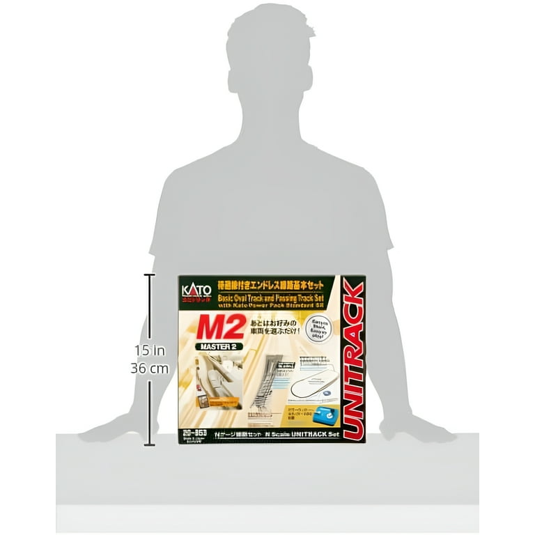 Kato M2 Basic Oval and Siding with Power Pack - HO Scale Electric