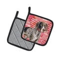 thumbnail image 2 of Caroline's Treasures German Shorthaired Pointer Love Pair of Pot Holders, 2 of 3