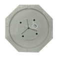 thumbnail image 7 of Sunnydaze Modern Faceted 14.75" x 14.75" x 14" Octagon Gray Polyresin Outdoor Planter 4-Count, 7 of 7