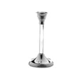 thumbnail image 1 of Classic Touch CHA938 9.25 in. Nickel Candlestick with Acrylic Stem, 1 of 1
