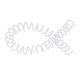 thumbnail image 5 of 20Pcs Spiral Binding Coils 30 Sheet ABS Plastic Spiral Binding Spines for Stationery Work White, 5 of 5