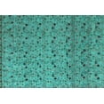 thumbnail image 1 of Ahgly Company Indoor Rectangle Abstract Turquoise Blue Modern Area Rugs, 4' x 6', 1 of 4