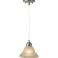 thumbnail image 2 of Westinghouse 8138200 Light Shade, Wide Bell, Glass, Beige, 2 of 4