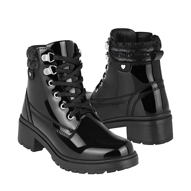 BOTINES NIÑA BAMBINO BM6113-A5 CHAROL NEGRO BAMBINO BM6113-A5