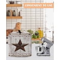 thumbnail image 4 of American Country Stand Mixer Dust Cover with Storage Pocket & Handles, Farmhouse Barn Star Brown Berry Fits All Tilt Head & Bowl Lift Kitchen Appliance Cover Organizer Bag Accessories, 6-8 Quart, 4 of 6