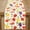 Color 3, variant on Amarainy Linen Table Runner with Watermelon, Strawberry, Citrus and Colorful Fruit Pattern, Summer Dining Table Decor, Fresh Kitchen Table Runner