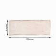 thumbnail image 2 of BalsaCircle 5 Champagne Velvet Ruffled Stretch Chair Sashes Wedding Party Catering Decorations, 2 of 7