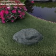 thumbnail image 3 of Gardenised Fake Garden Rock Cover Decorative Natural Texture Faux Stone  for Outdoor Landscaping Ideal for Hiding Irrigation Valves Water Pumps Pipes Electrical Boxes & Cables in Yard or Lawn, Shell, 3 of 8