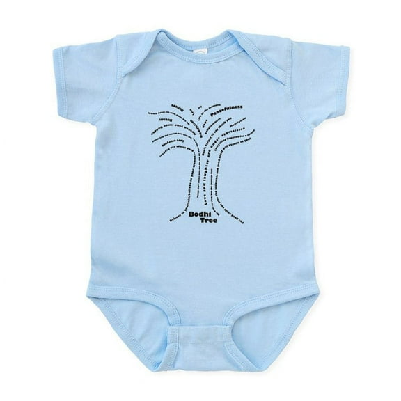 CafePress - Buddha Bodhi Tree Infant Bodysuit - Baby Light Bodysuit, Size Newborn - 24 Months