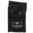 thumbnail image 2 of Battery Storage Bag, Heat Resistant Practical Drone Battery Bag Radiation Proof Compact Size Fireproof Explosion Proof  for   Air 2 1 Battery Compartment,2 Batteries, 2 of 7