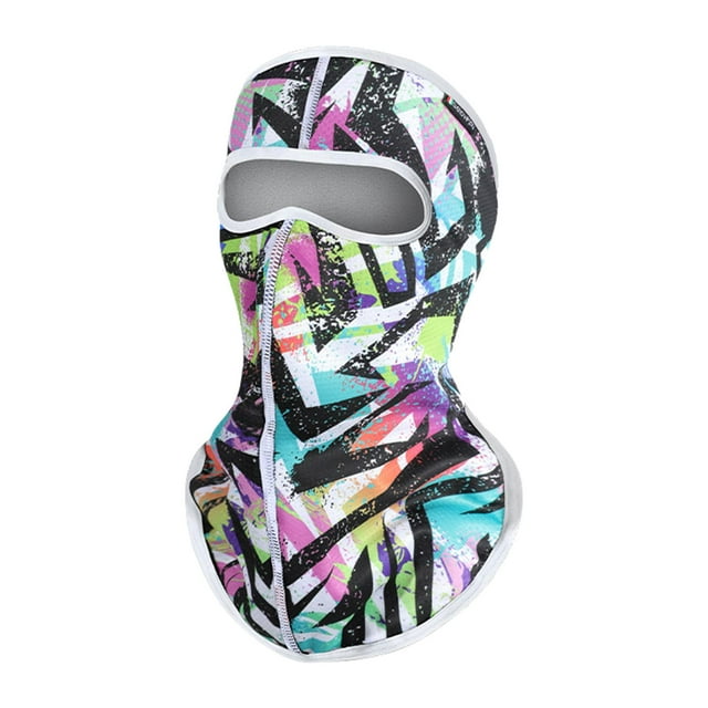 Pasamontañas de cuello polar, máscara facial completa, cálida, multifuncional, para clima frío y polvo Estilo 2