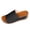 Black, variant on Women's Hollow Out Wedge Mules Comfortable Platform Sandals Slip On Open Toe Clogs Lightweight Non Slip Beach Slides Blue Size 6.5