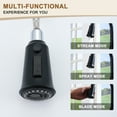 thumbnail image 4 of Single-Handle Pull-Out Sprayer Kitchen Faucet Deckplate Included in Matte Black, 4 of 7