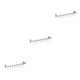 thumbnail image 1 of Youkk Convenient And Organized Kitchen Hook Rack For And Utensils Space-saving Double pole+50cm+8 3Set, 1 of 6