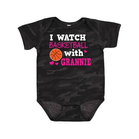 

Inktastic I Watch Basketball with Grannie Gift Baby Girl Bodysuit