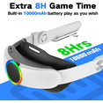 Adjustable Oculus Quest 2 Elite Strap with 10000mAh Battery, Fast ...