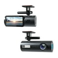 Augper 1.97in Dash Cam WiFi 1080P FHD Car Driving Recorder Front and