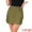 Army Green, variant on Women's Casual Y2K Cotton Cargo Mini Skirts XS Black