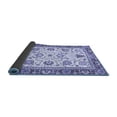 thumbnail image 2 of Ahgly Company Indoor Rectangle Abstract Blue Modern Area Rugs, 4' x 6', 2 of 4