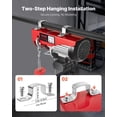 thumbnail image 6 of CAFORKP Electric Hoist 1760lbs 110V with 40ft Lift & 14ft Wired Remote, 6 of 6