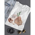 thumbnail image 3 of Cute Watercolor Seashells T-Shirt Women -Image by Shutterstock, Female Large, 3 of 4