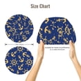 thumbnail image 5 of Kdxio Anchors and Nautical Pattern Satin Bonnet Silk Bonnet Hair Bonnet for Sleeping Hair Bonnets for Women Curly Natural Hair, 5 of 6