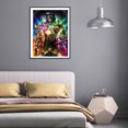 thumbnail image 5 of Cuadros Decorativos 5D Avenger pintura de diamante redondo completo DIY arte de pared abstracto decoración del hogar regalos JShteea Nuevos Originales, 5 of 5