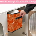 thumbnail image 5 of RATGDN Collapsible Fabric Cube Storage Bin with Double Handles for Living Room Bedroom Office Black - Orange Juice Fruit, 5 of 7